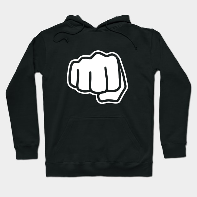 Bro Fist Emoji BroFist Fist Bump Knuckles Hoodie by dumbshirts